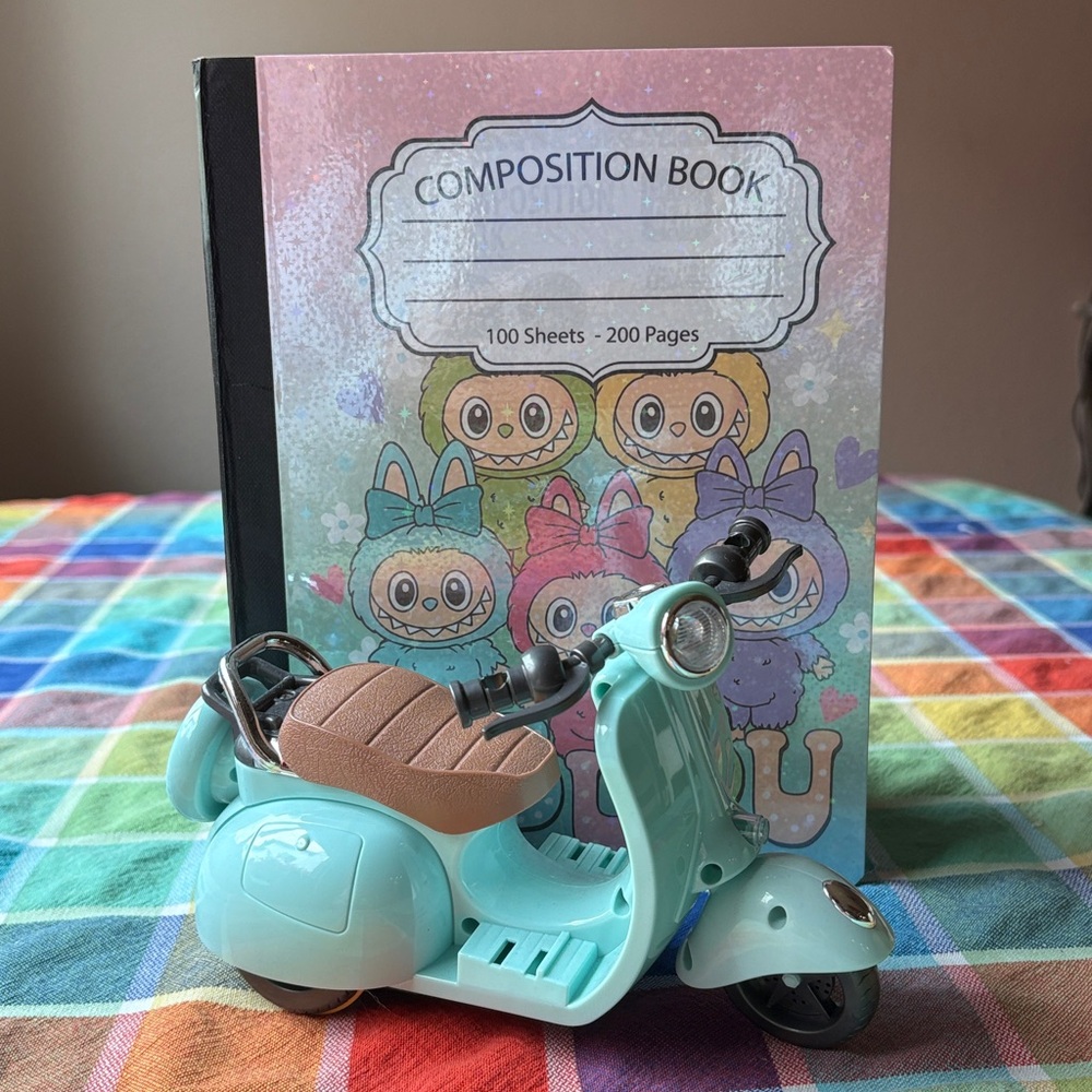 🛵👹🛵  LABUBU NOTEBOOK & SCOOTER 🛵 - Picture 12 of 16